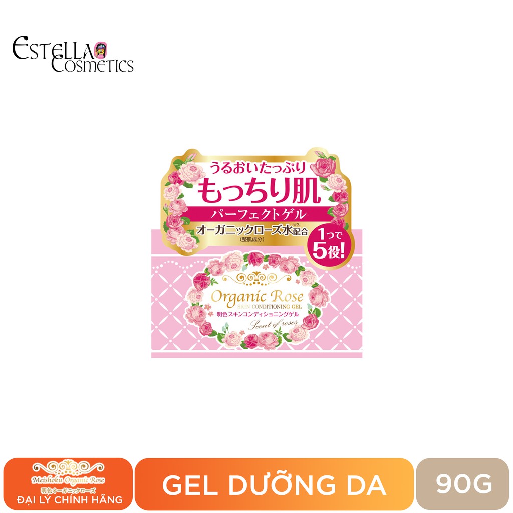 Gel Dưỡng Da Meishoku Organic Rose Skin Conditioner Gel 90g