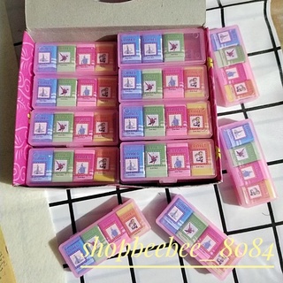 Hộp 24 vỉ tẩy học sinh, tẩy bút chì vỉ 4 viên