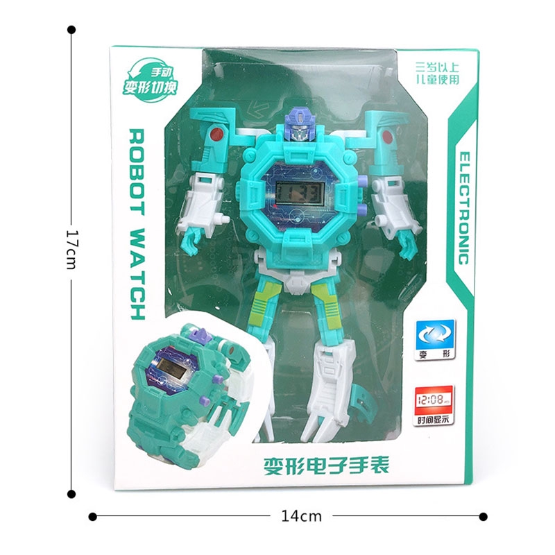 Đồng hồ đeo tay hình robot transformer độc đáo cho bé