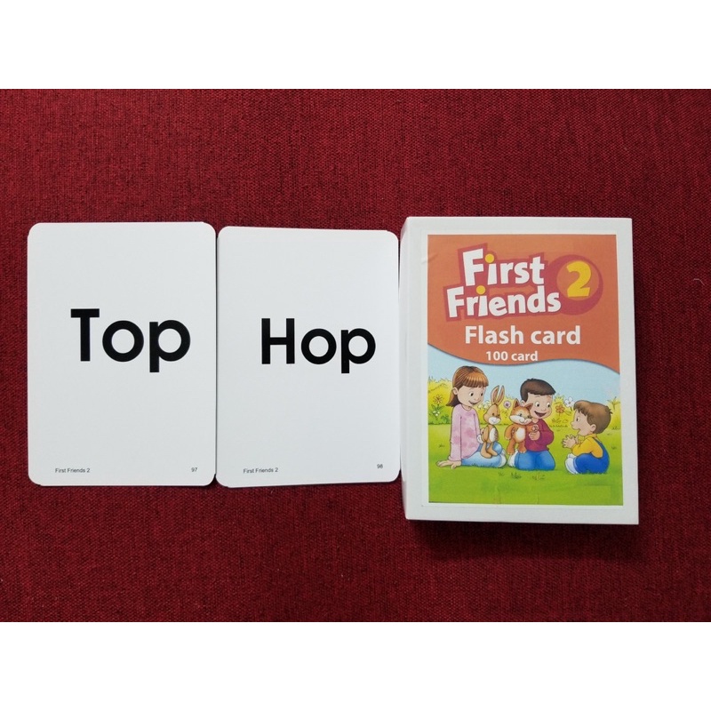 Flashcard First Friends 2  A5-1mặt