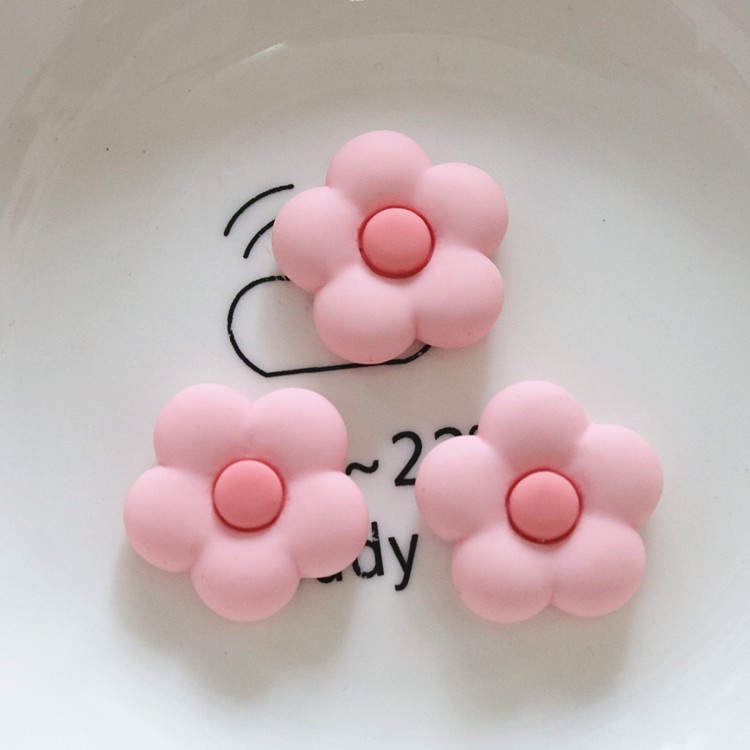 Set 10 Hộp Đựng Kẹo Bằng Resin Hình Hoa / Nơ Dễ Thương DIY