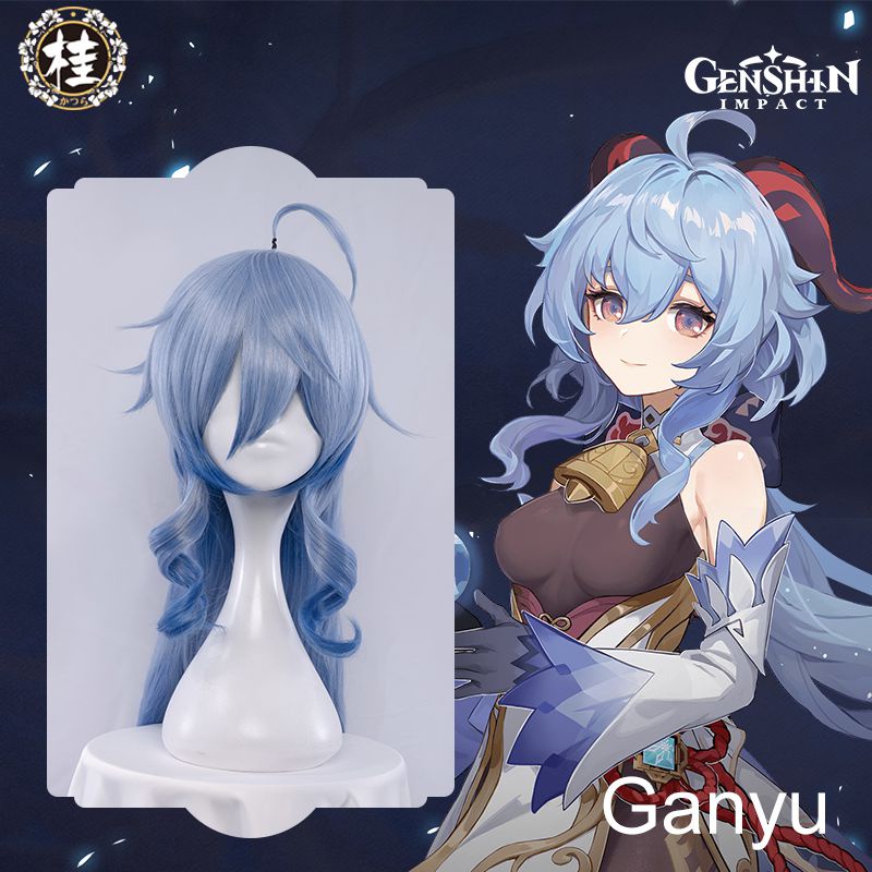 Tóc Giả Hóa Trang Nhân Vật Ganyu Trong Game Genshin Impact