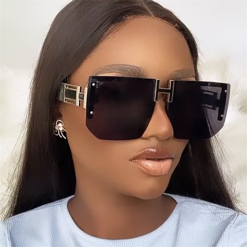 Kính Mát Thời Trang Khung Chữ H Phong Cách Retro 2022