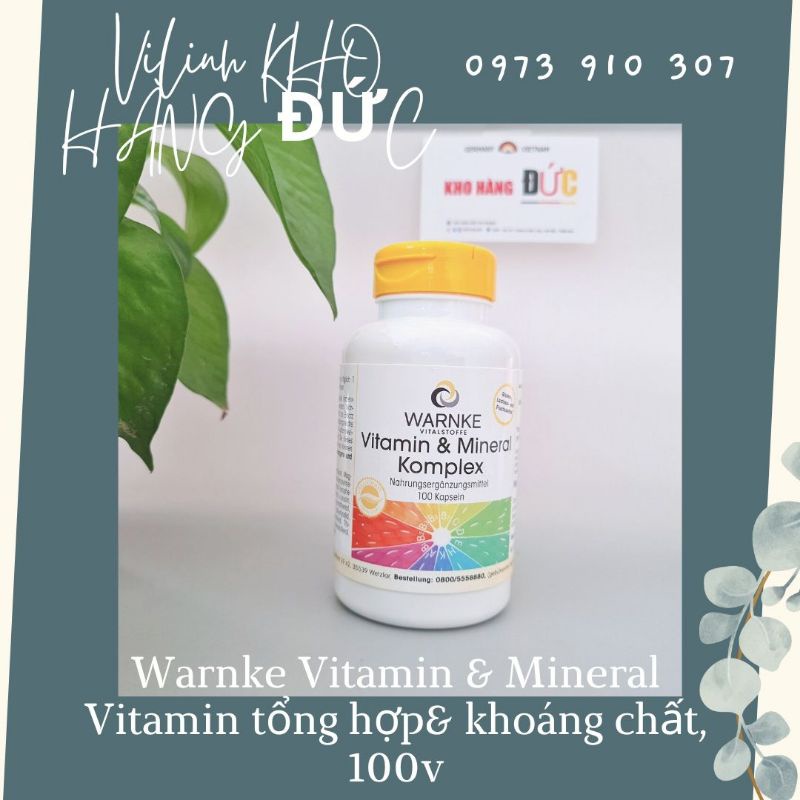 Vitamin tổng hợp Warnke Vitamin und Mineral Komplex