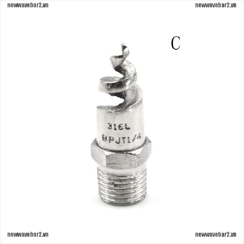 Vòi Phun Sương 2 Nắp 1 / 4 &quot;1 / 2&quot; Bằng Thép Không Gỉ