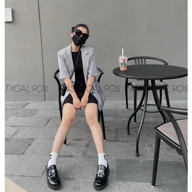 BLAZER TAY NGẮN KẺ SỌC | BigBuy360 - bigbuy360.vn