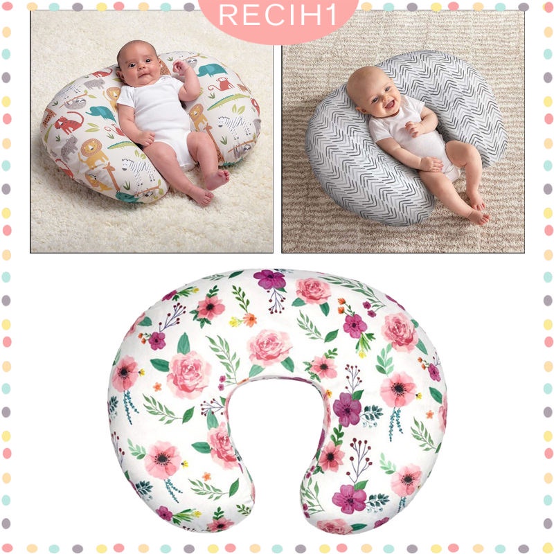 Gối Chữ U 100% Cotton Cho Bé Uống Sữa