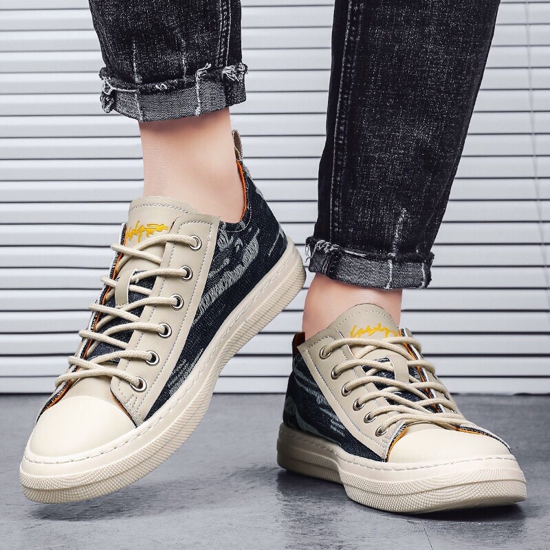 [freeship] [video] Giày Thể Thao Nam Sneaker Bò Rách GOLD Chất Siêu Bền