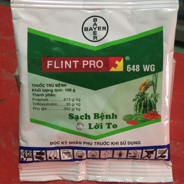 Thuốc trừ bệnh FLINT PRO 648WG gói 100g