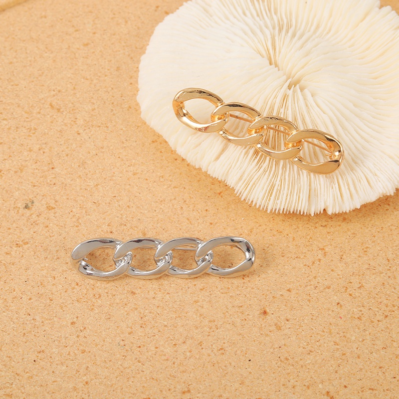 Chuỗi trâm cài áo QIHE JEWELRY màu vàng bạc bằng kim loại phù hợp làm trang sức cho nam nữ