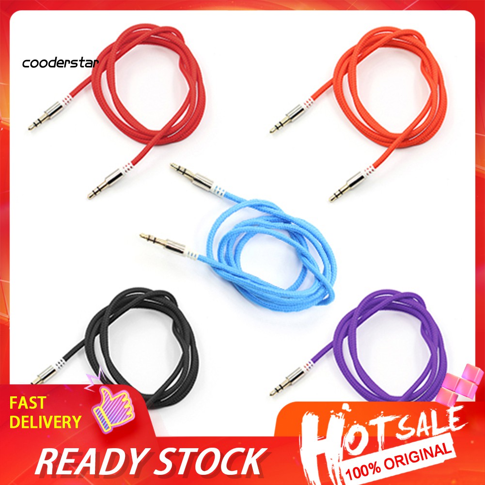 Dây cáp nối cổng 3.5mm với cổng Aux dành cho điện thoại iPod