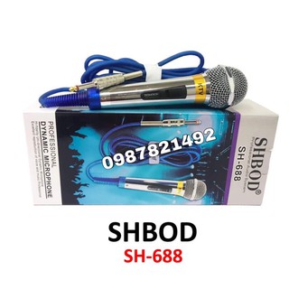 ⚡️micro karaoke⚡️ shbod sh-688 có dây, hàng chính hãng 💯