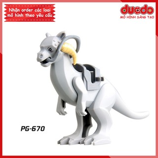 Minifigures thú cưỡi Tauntaun Chiến tranh giữa các vì sao - Đồ chơi Lắp ghép Xếp hình Mini Mô hình Pogo PG670