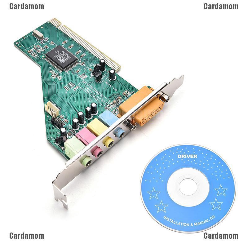 Card âm thanh PCI - 4 kênh 5.1 cho PC Windows XP / 7 / 8 / 10 ời kèm hộp đựng | BigBuy360 - bigbuy360.vn