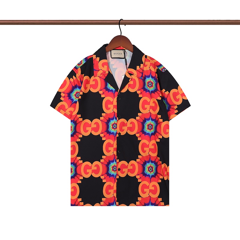 Gucci Áo Thun cotton Ngắn Tay In Họa Tiết Thời Trang Cá Tính