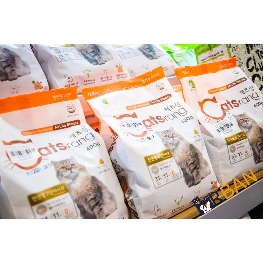 𝗨𝗿𝗯𝗮𝗻_𝗖𝗮𝘁𝘀𝗿𝗮𝗻𝗴_Hạt cho mèo mọi lứa tuổi 400g