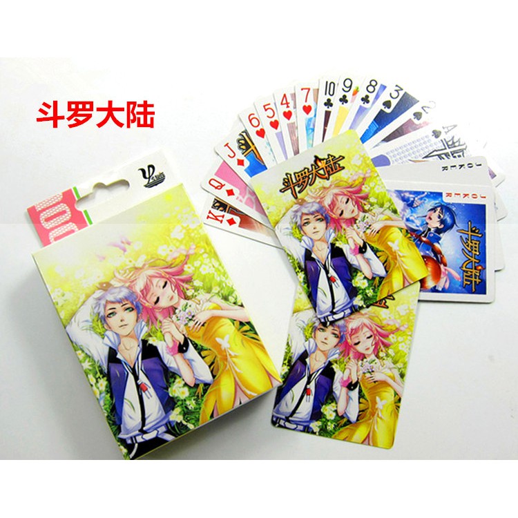 Bộ bài Tây anime NARUTO, bộ tú poker akatsuki chopper rozo luffy onepiece 54 lá in hình anime manga dễ thương độc đáo