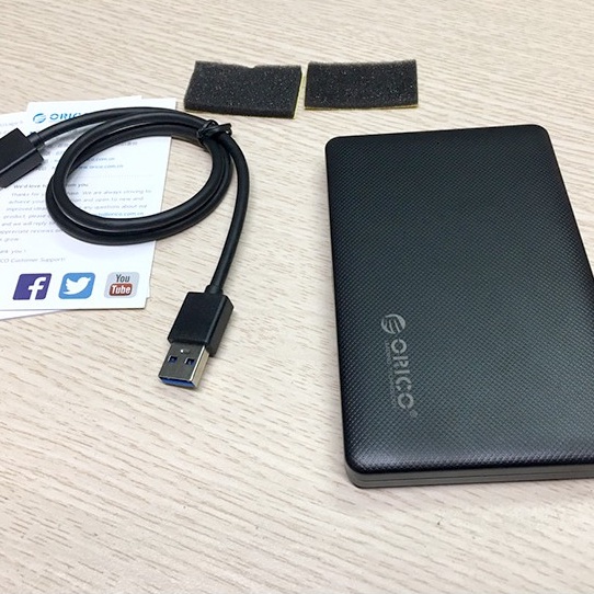 Hộp đựng ổ cứng Orico 2577U3 2.5'' SSD/HDD SATA 3 USB 3.0 - Hàng chính hãng