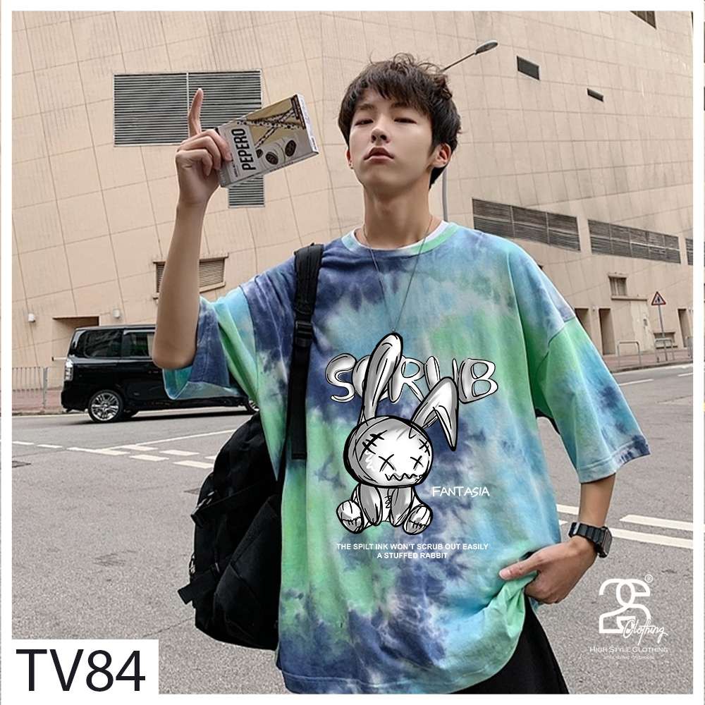 Áo Thun Nữ Phom Rộng 2s Clothing Áo Phông Nữ Đẹp Thời Trang Form Rộng Style Ulzzang Giá Rẻ In Hình Thỏ Rabbit TV84 | BigBuy360 - bigbuy360.vn