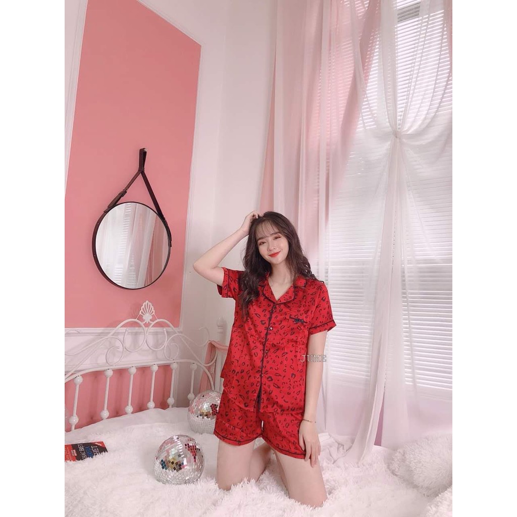 Bộ Pijama Đùi Satin | BigBuy360 - bigbuy360.vn
