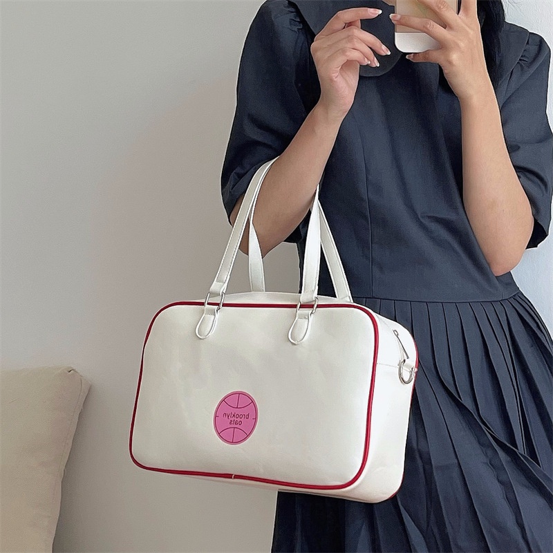 Túi Đeo Vai Cỡ Lớn In Họa Tiết Bóng Chày Thời Trang Cho Nữ