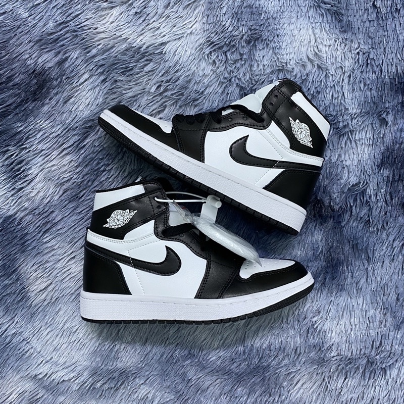 Air JD1 Đen Trắng Cổ Cao, Giày Sneaker Nam Nữ