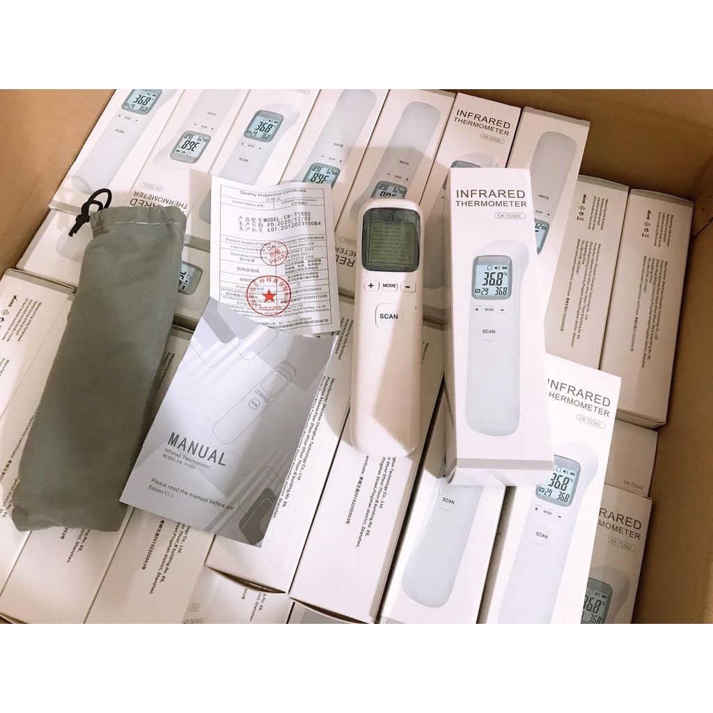 Máy Đo Nhiệt Độ Nhiệt Kế Hồng Ngoại Điện Tử Đa Năng Cho Bé Đo Nhanh Chính Xác