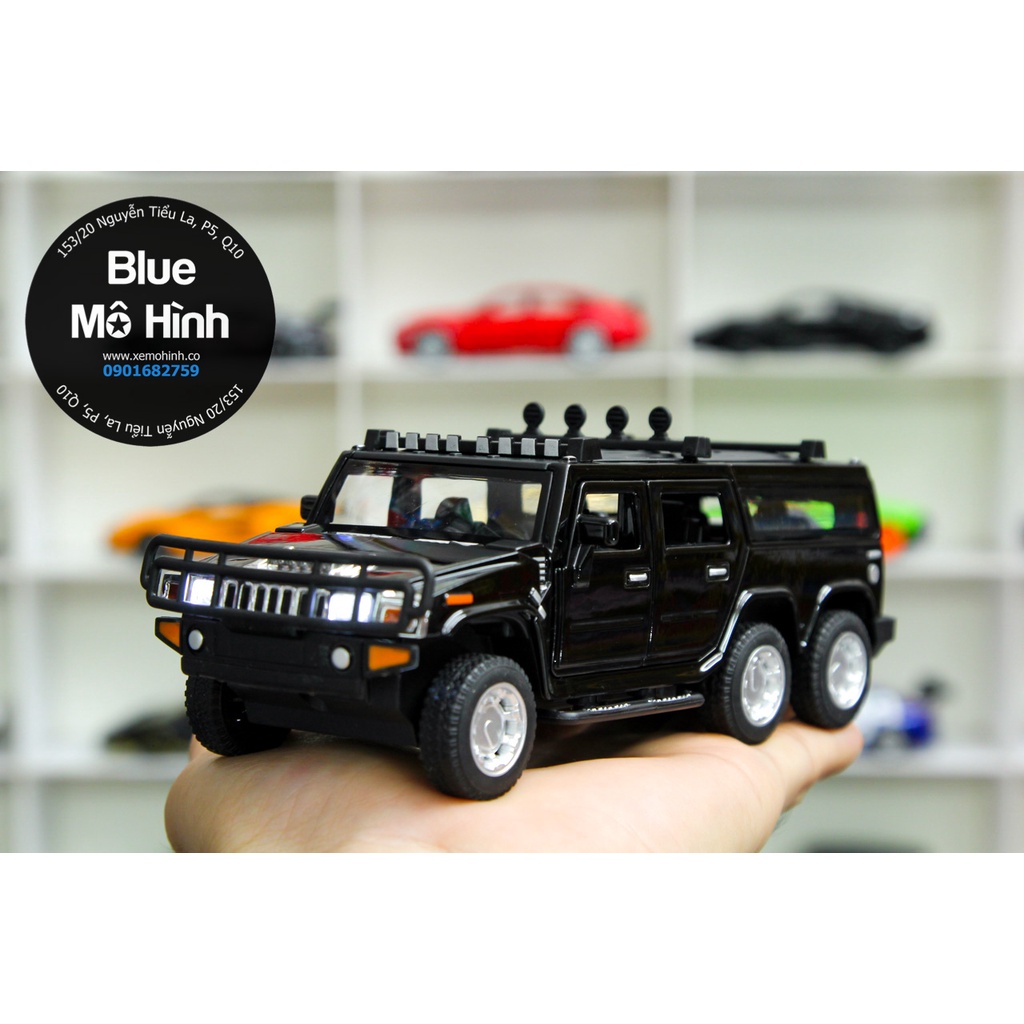 Blue mô hình | Xe mô hình Hummer H2 6×6 New SUV 1:32