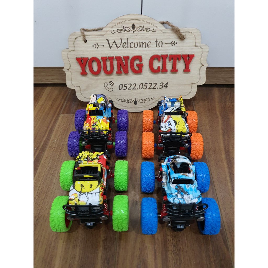 Xe ô tô xe địa hình đồ chơi quán tính bánh đà siêu bền cho bé hàng cao cấp Youngcityshop