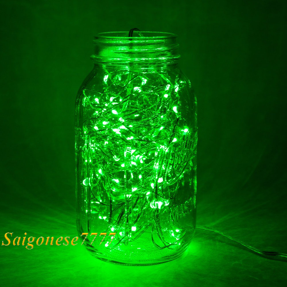 Đèn Led Không Chớp Cắm Điện-Dài 8 Mét Đèn Led Đom Đóm Fairy Light Quấn Cây Sân Vườn Trang Trí Tiệc Lễ Tết Noel