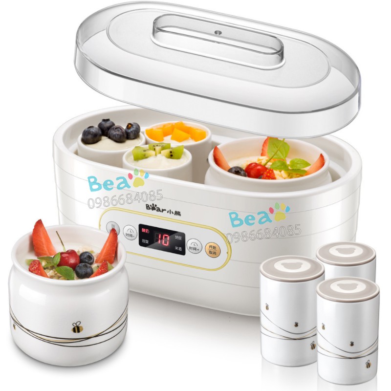 Máy Làm Sữa Chua SNJ-C10P2 Bear - Hàng Chính Hãng