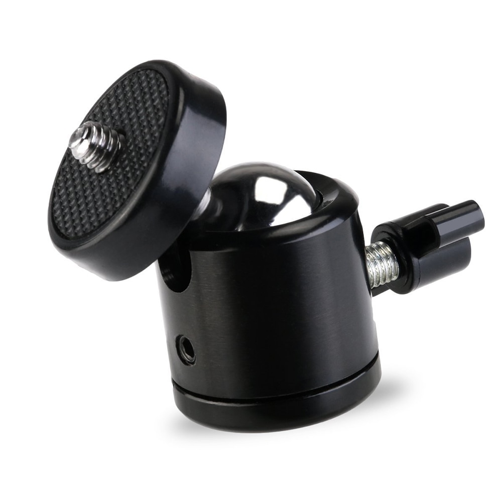 Đầu bi mini với ngàm gắn ốc vít 1/4 inch kèm giá đỡ cho máy ảnh dslr