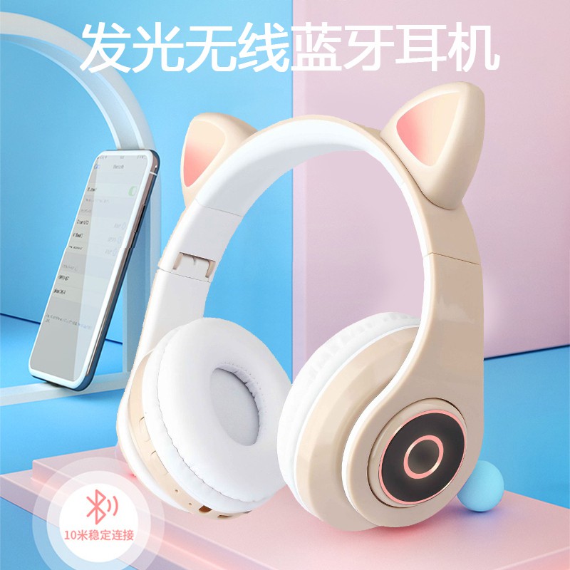Tai Nghe Bluetooth 5.0 Không Dây Hình Tai Thỏ Có Mic | BigBuy360 - bigbuy360.vn