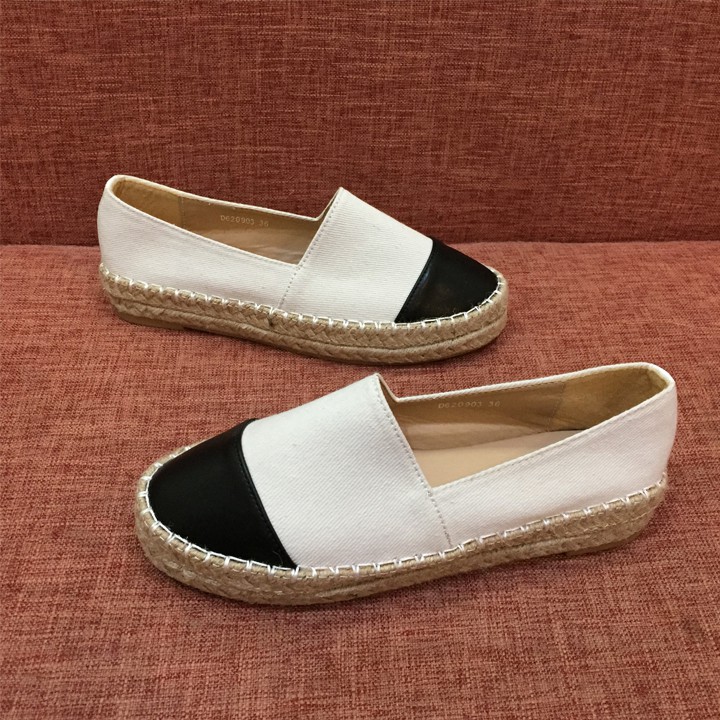 Slip on nữ viền đế cói siêu nhẹ siêu êm chân chính hãng De'shoeshouse Thái Lan DS0903 Sr7 | BigBuy360 - bigbuy360.vn