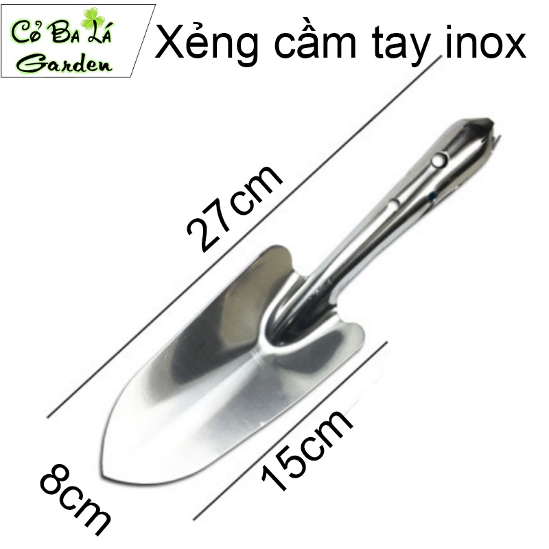 xẻng inox làm vườn