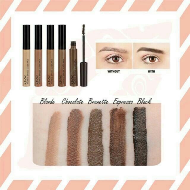 Mascara Kẻ Chân Mày NYX Tinted Brow
