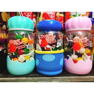 KẸO DẺO TRÁI CÂY SUGAR TOWN THÁI LAN - HŨ 100 CÁI