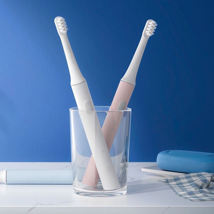 Bàn Chải Điện Xiaomi Mijia T100 Bàn Chải Đánh Răng Bảo Vệ Nướu, Pin Sạc, Kháng Nước Ipx7 Đầu Chải Siêu Mềm