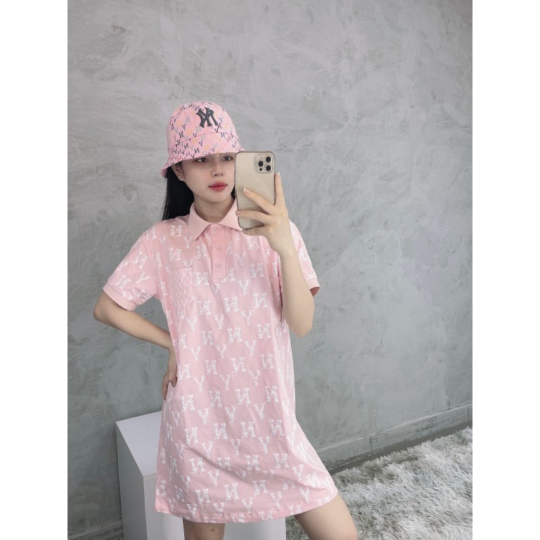 (HÀNG XUẤT XỊN) Mũ bucket hồng N06 M//L//B MONOGRAM RAINBOW DOME HAT PINK Made in Viet/nam full tem tag One size