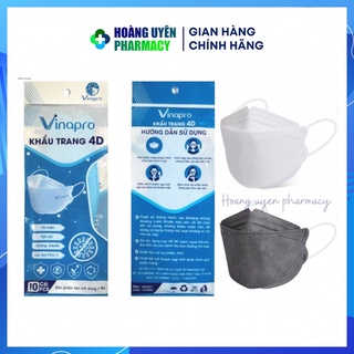 Khẩu trang KF94 Vinapro 4D - gói 10 cái