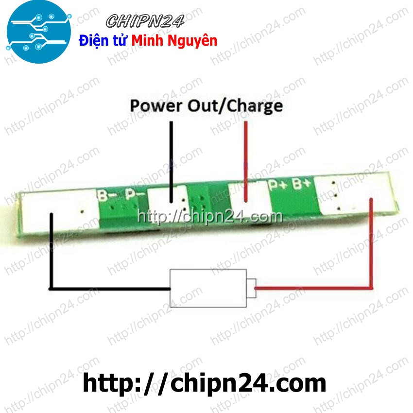 [1 CÁI] Mạch sạc bảo vệ pin 18650 1 cell 3A