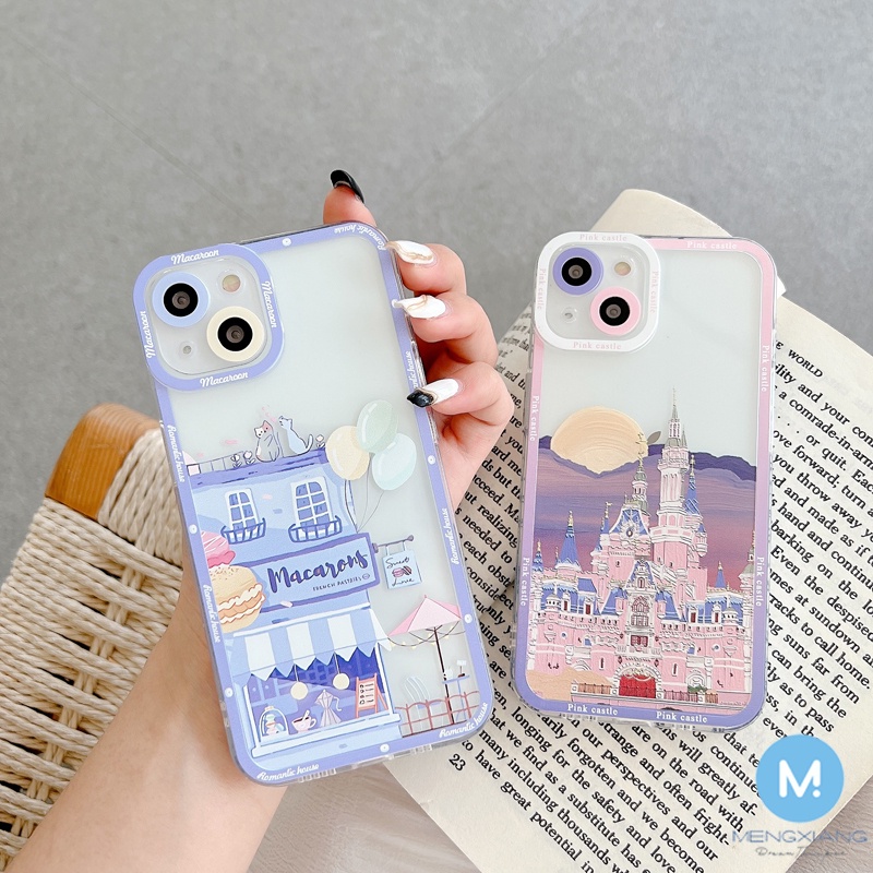 Ốp Điện Thoại In Hình Lâu Đài Bong Bóng Cho Samsung Galaxy S22 S21 S21FE S20 Note 20 Plus Ultra M52 M32 M12 M11 A13 A12 A11 A22