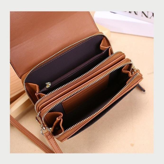 Túi Đựng Điện Thoại, Túi Đeo Chéo Nữ Nhiều Ngăn Tiện Dụng Hana DT2N19