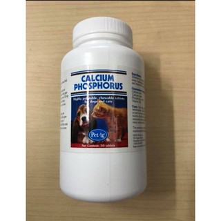 Viên Calcium photphorus bổ sung canxi cho CHÓ MÈO thú cưng 50 VIÊN FULL