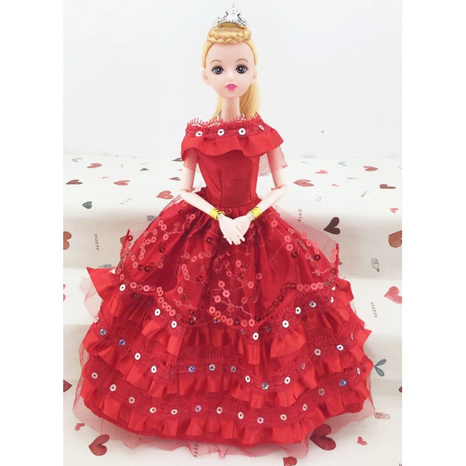 Đầm dự tiệc thời trang cho búp bê Barbie