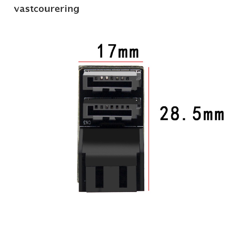 Đầu chuyển đổi Vast 90 / 180 Độ SATA 6GB ổ cắm 7 chấu sang đầu cắm 7 chấu