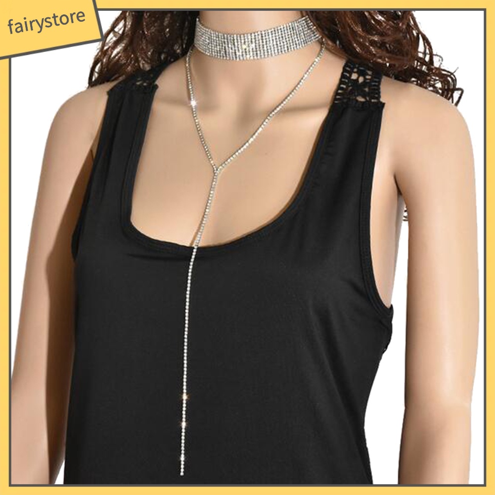 Dây Chuyền Nữ Nhiều Lớp Đính Đá Thời Trang