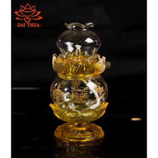 [HÌNH THẬT] ĐÈN DẦU PHA Lê ĐẾ HOA SEN CAO CẤP