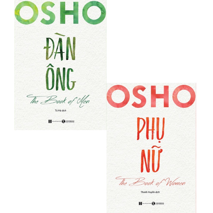 Sách - Combo Osho Đàn Ông + Osho Phụ Nữ (Bộ 2 Cuốn)