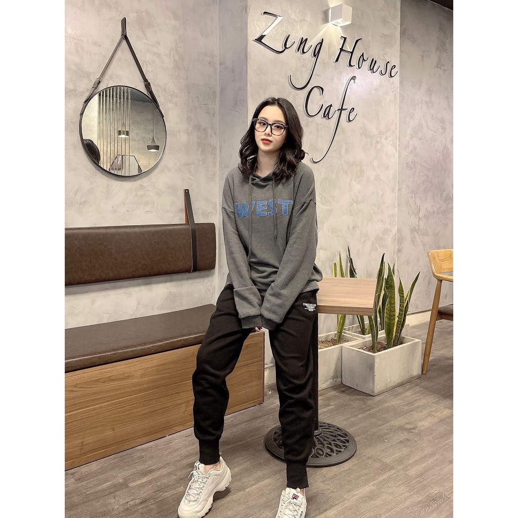 Áo hoodie hàng VNXK. Chất nỉ da cá mỏng đơn giản họa tiết chữ đơn giản trendy, mẫu áo hoodies hot năm 2021 | BigBuy360 - bigbuy360.vn